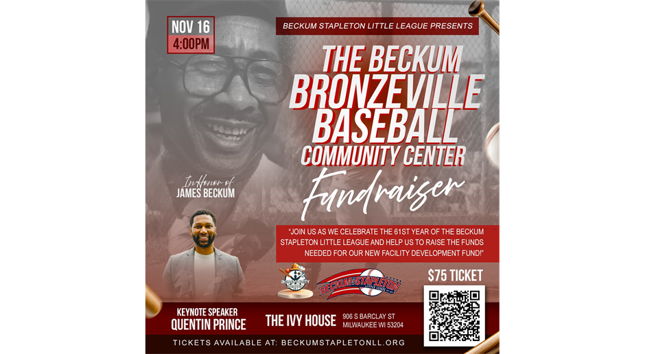 Beckum Bronzeville Baseball Communitry Center Fundraiser